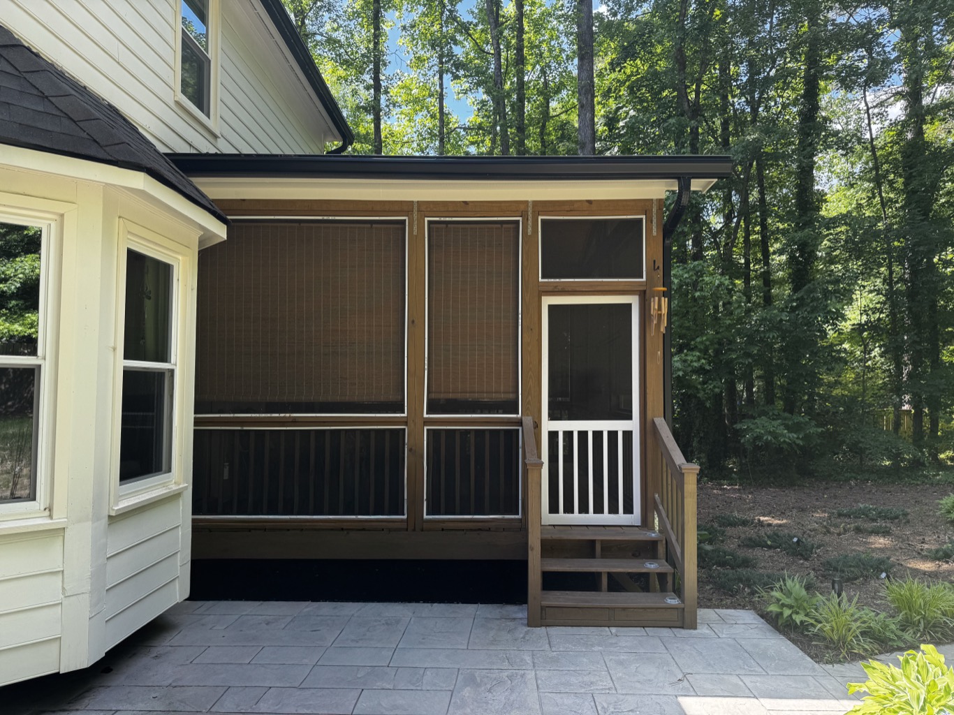 A Deck Torn Down, a Porch and a Friendship Built, the finished build