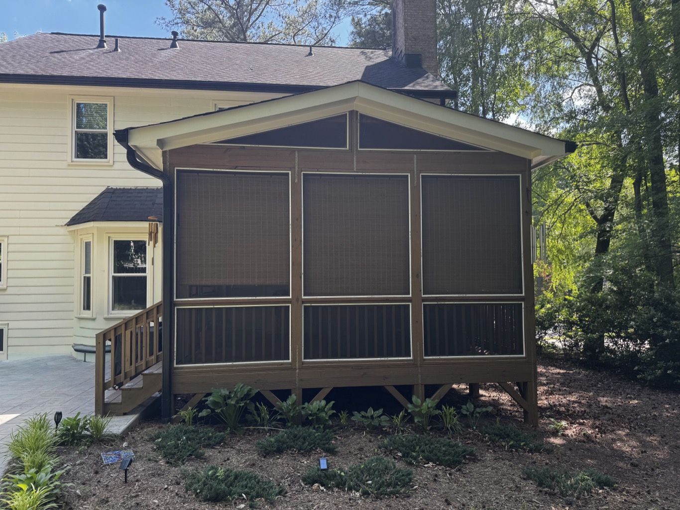 A Deck Torn Down, a Porch and a Friendship Built, photo 2