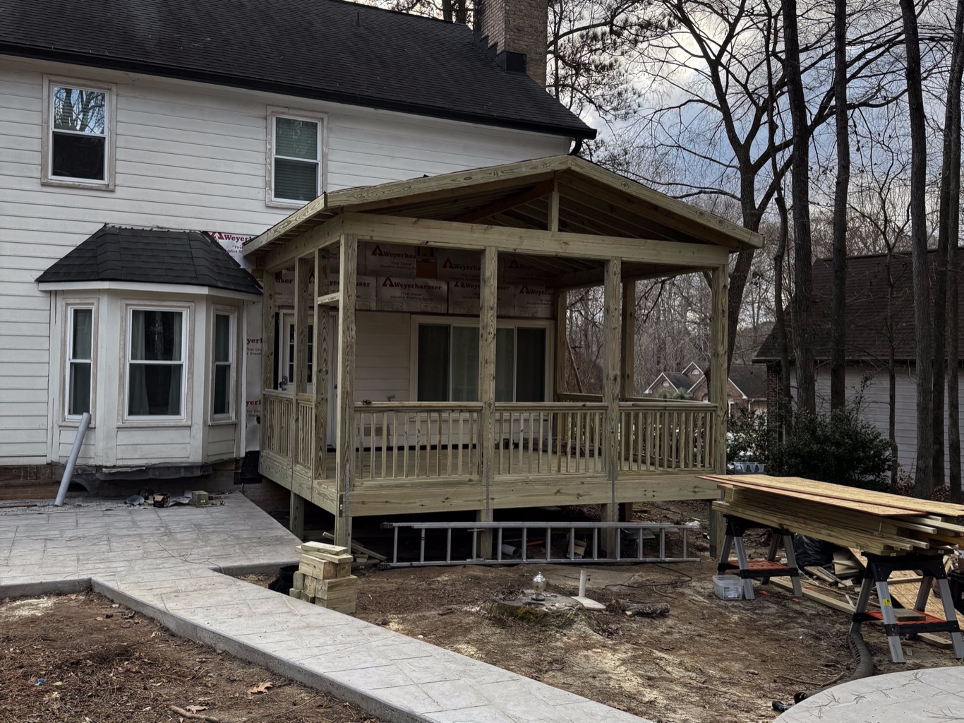 A Deck Torn Down, a Porch and a Friendship Built, photo 3