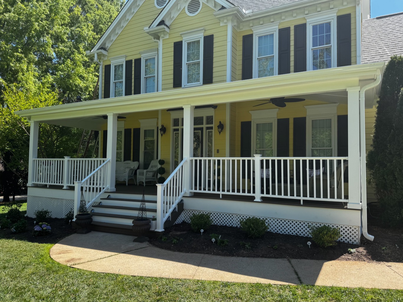 A Front Porch Twenty Years in the Making, the finished build