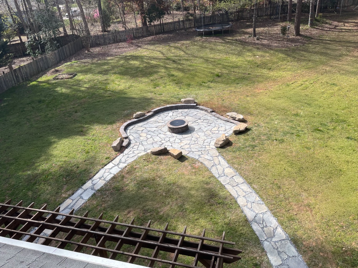 The Fire Pit That Made Home the Fun House, the finished build